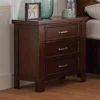 Coaster Furniture 206432 Barstow 3-drawer Rectangular Nightstand Pinot Noir